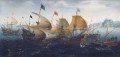 Aert Anthonisz The battle of Cadix 1608 Naval Battles